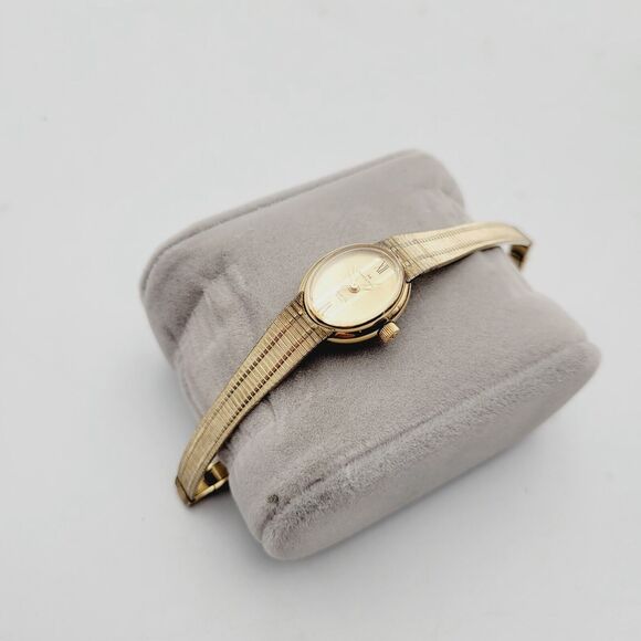 VINTAGE Hamilton Priscilla Quartz Ladies WRISTWATCH 1/40 10k USA - Picture 4 of 11